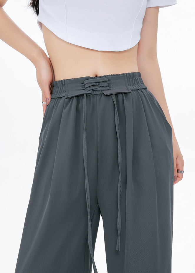 Solid Mid-Rise Regular Trousers