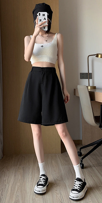 Solid Low-Rise Regular Shorts