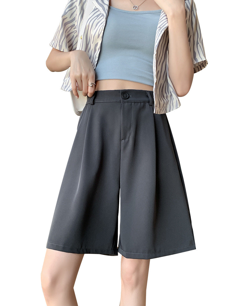 Solid Low-Rise Regular Shorts
