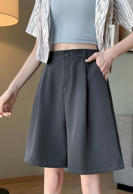 Solid Low-Rise Regular Shorts