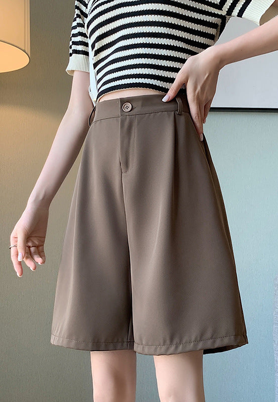 Solid Low-Rise Regular Shorts
