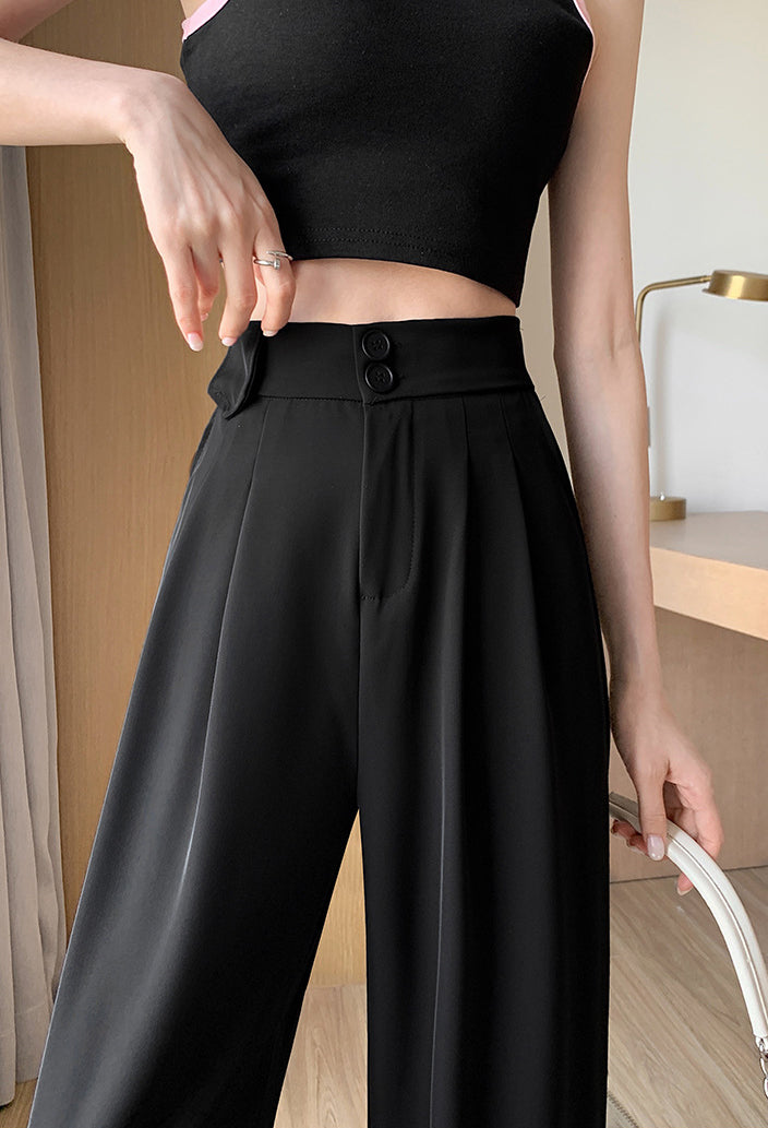 Women Straight Fit Easy Wash Trousers