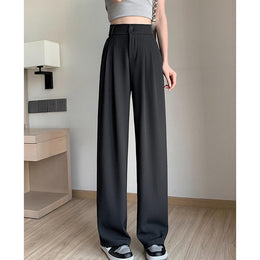 Solid Mid-Rise Regular Trousers