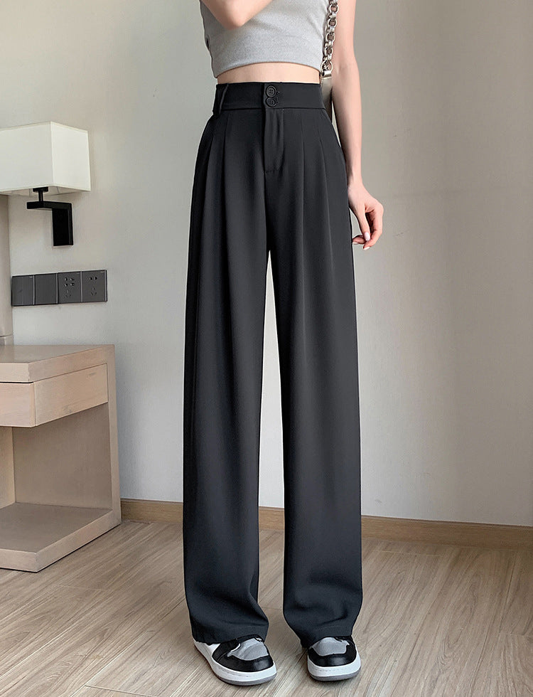 Solid Mid-Rise Regular Trousers