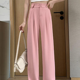 Women Straight Fit Easy Wash Trousers