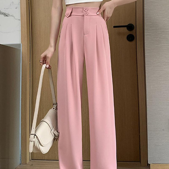 Women Straight Fit Easy Wash Trousers