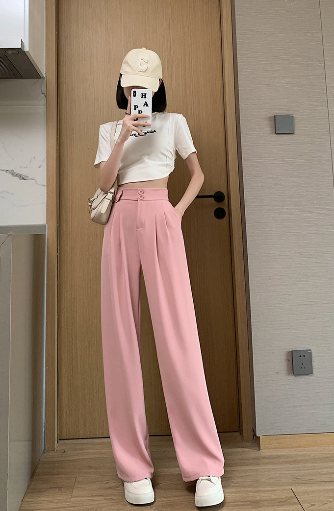 Women Straight Fit Easy Wash Trousers