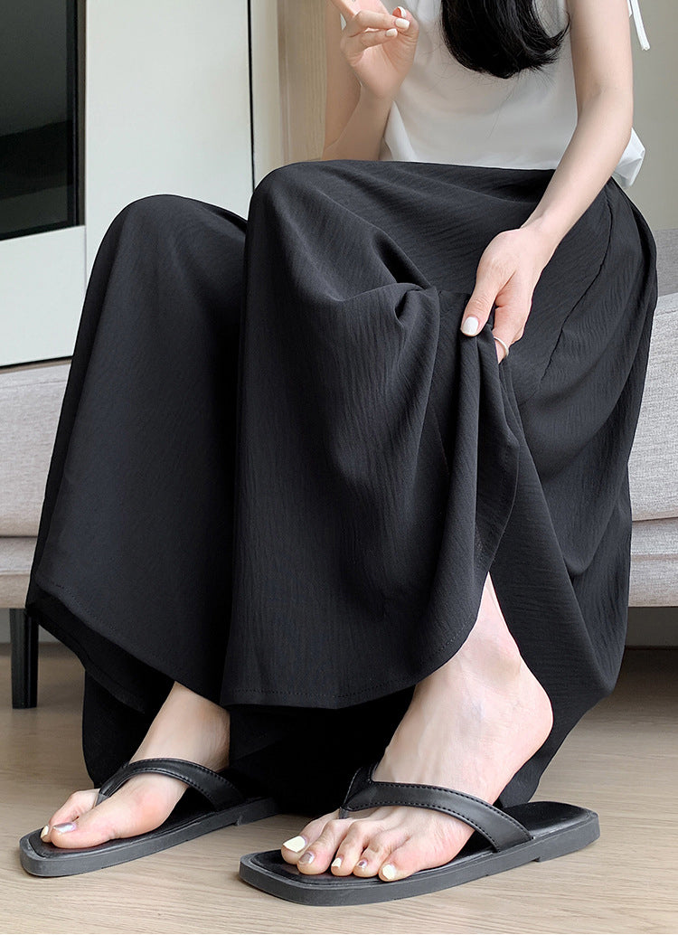 Casual Solid Maxi Skirt