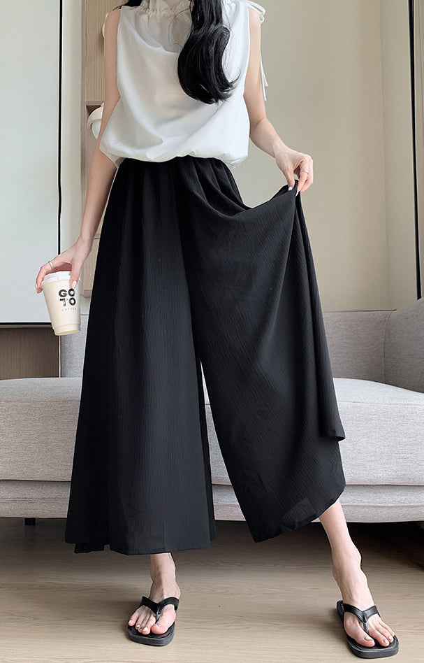 Casual Solid Maxi Skirt