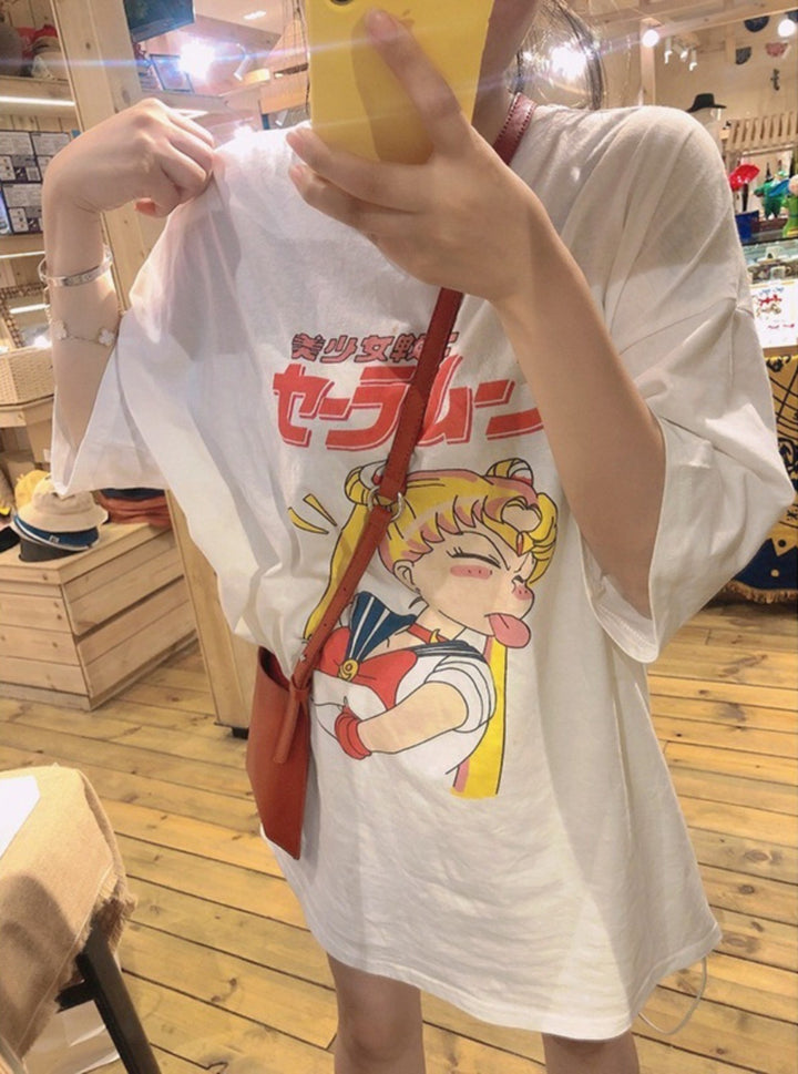Oversized Round Neck Tshirt