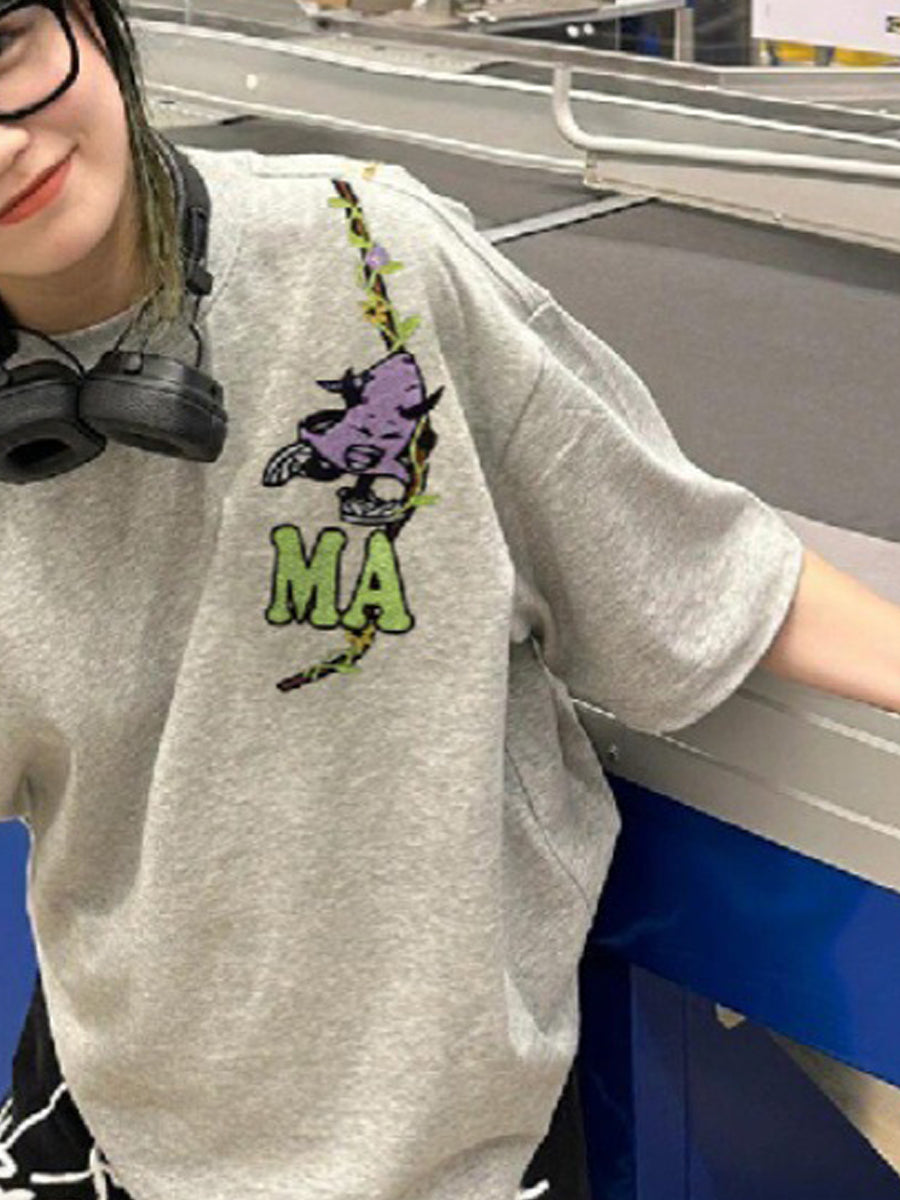 Oversized Round Neck Tshirt