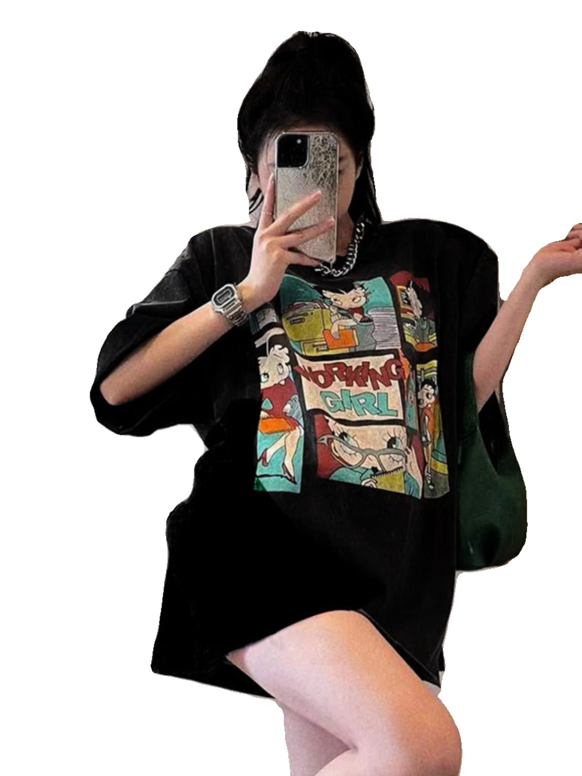 Oversized Round Neck Tshirt