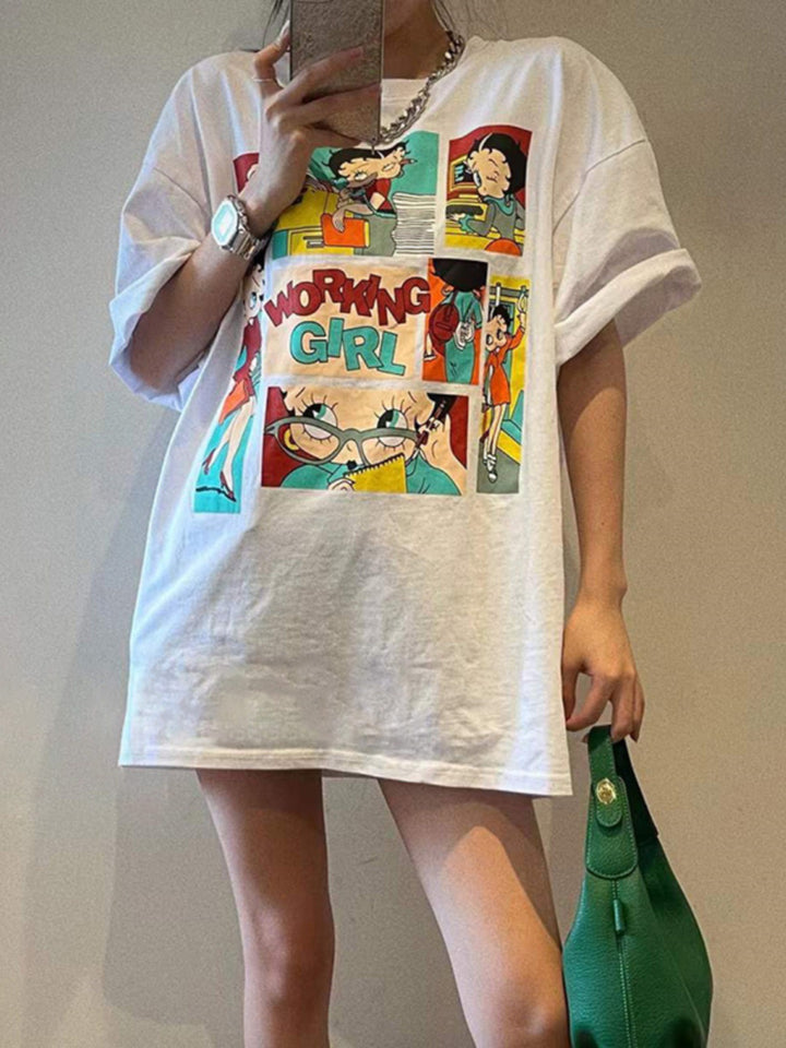 Oversized Round Neck Tshirt