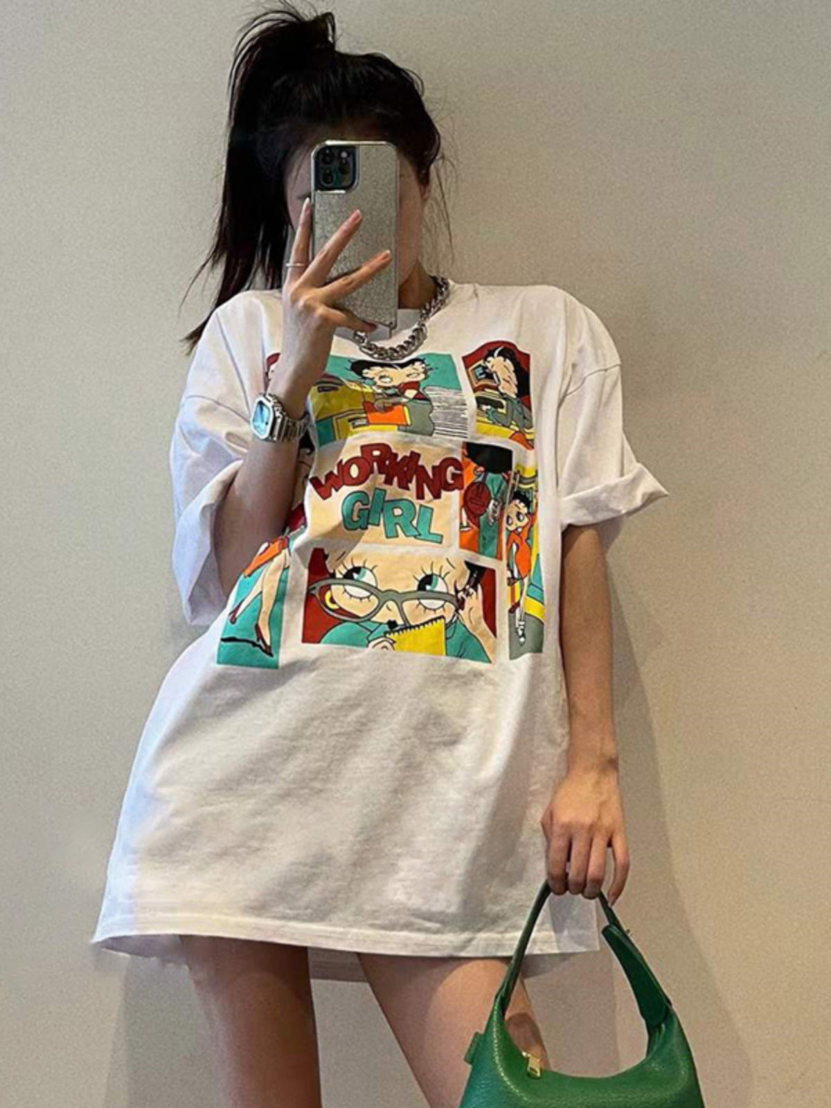 Oversized Round Neck Tshirt
