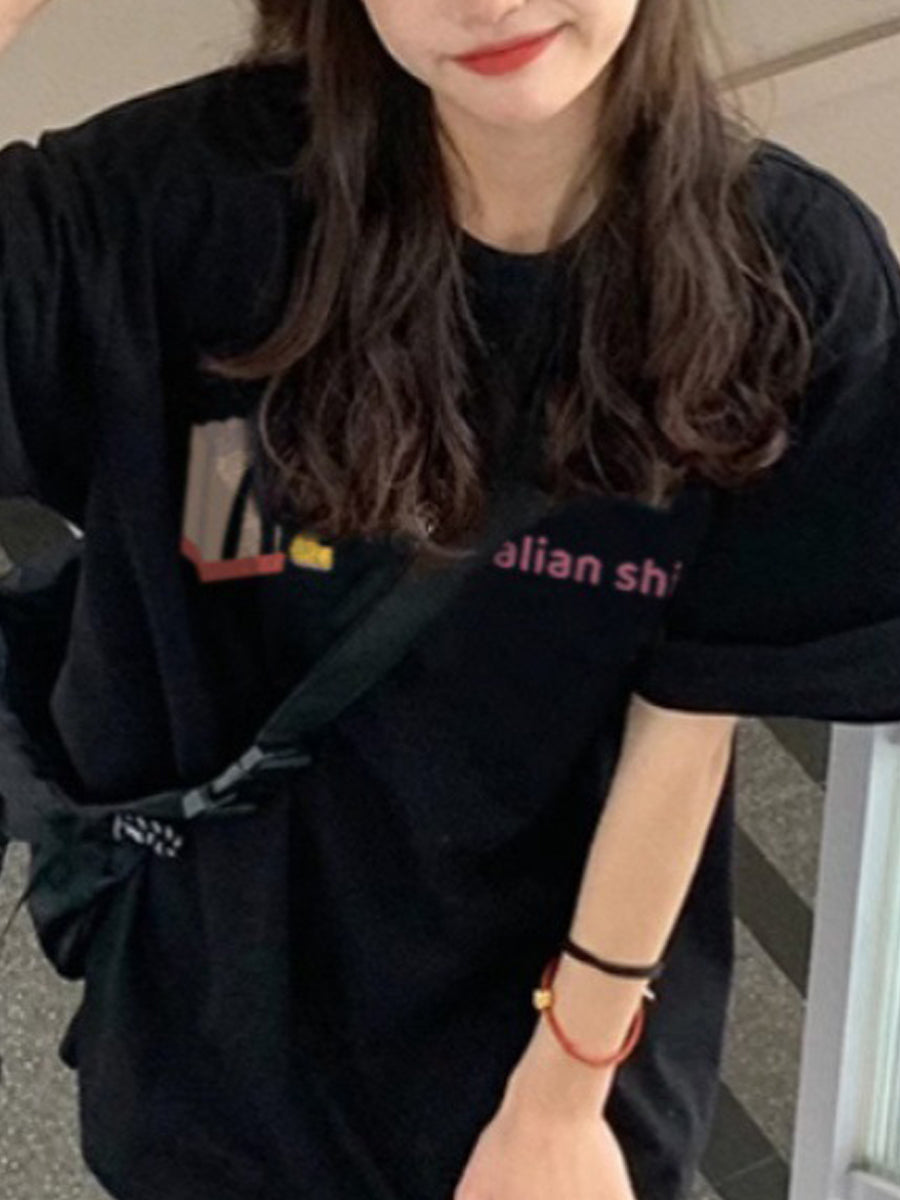Oversized Round Neck Tshirt