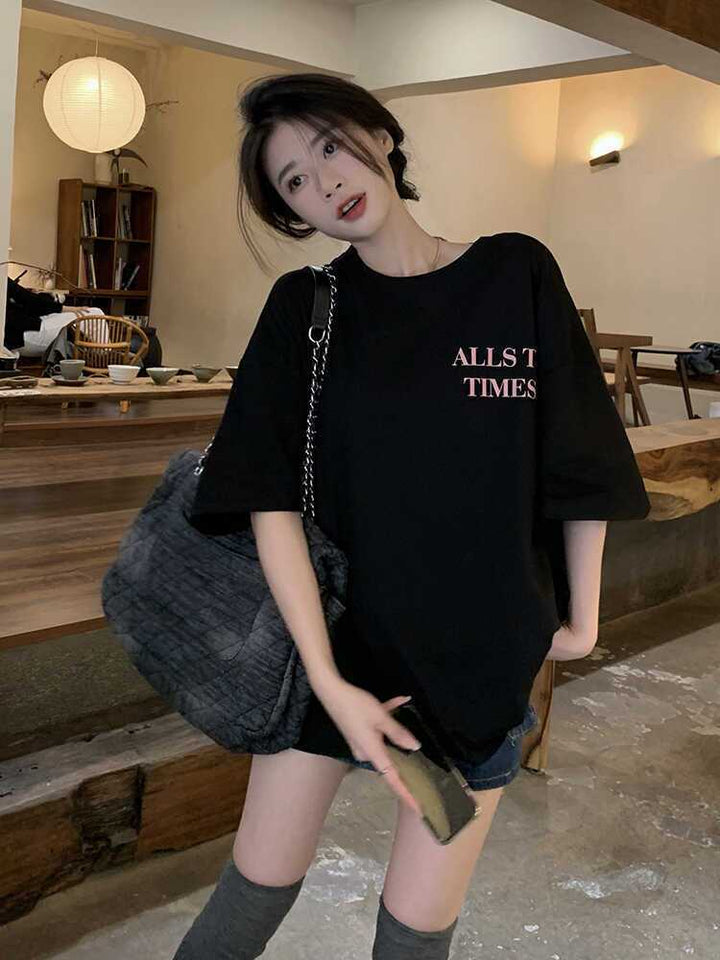 Oversized Round Neck Tshirt