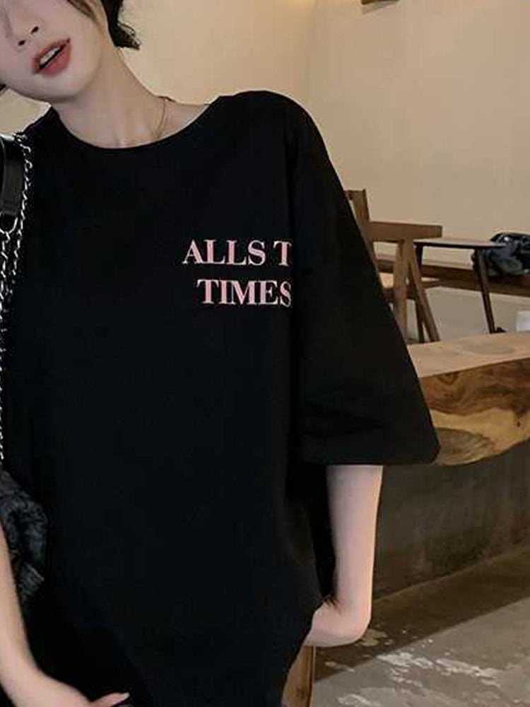 Oversized Round Neck Tshirt
