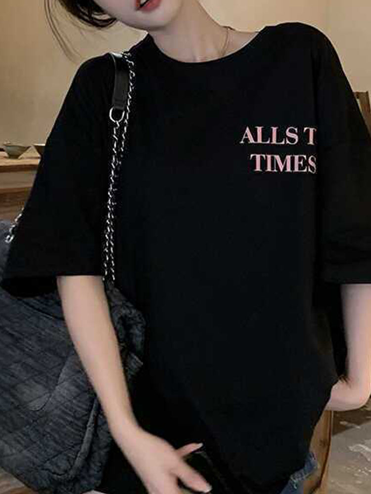 Oversized Round Neck Tshirt