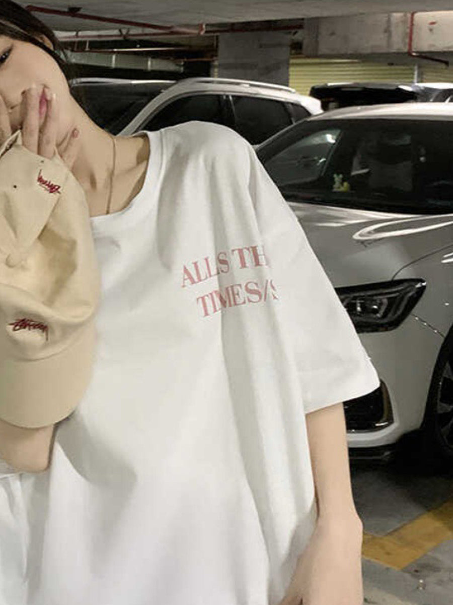 Oversized Round Neck Tshirt