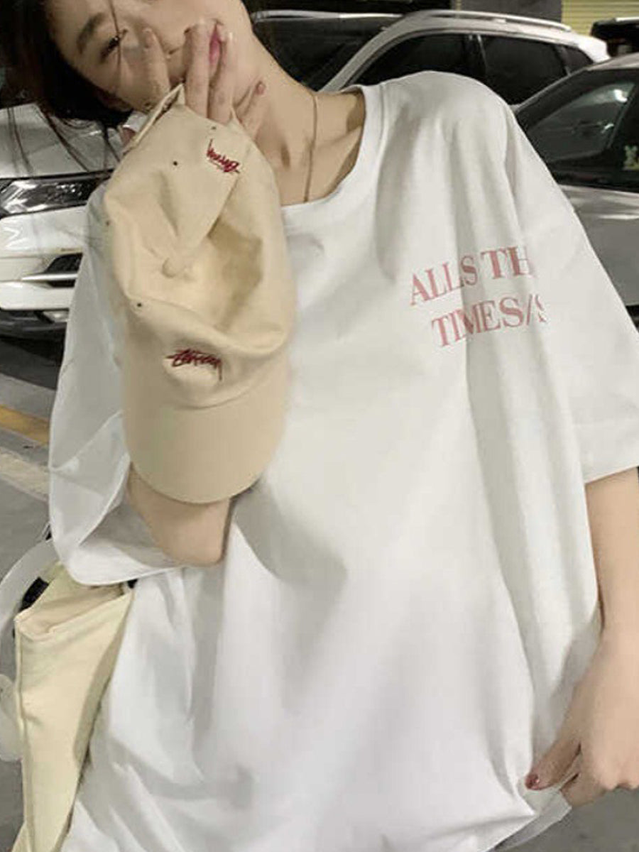 Oversized Round Neck Tshirt