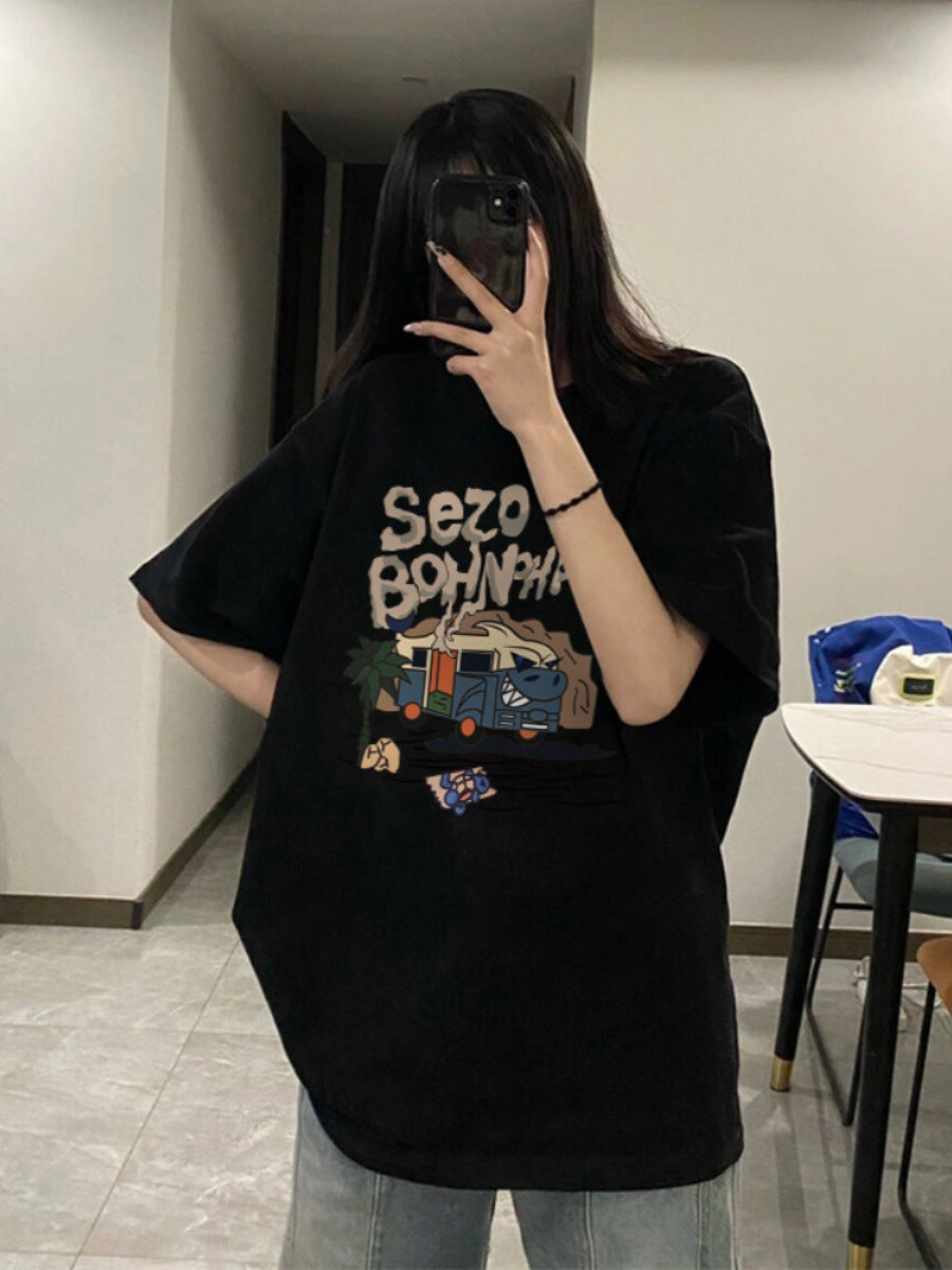 Oversized Round Neck Tshirt