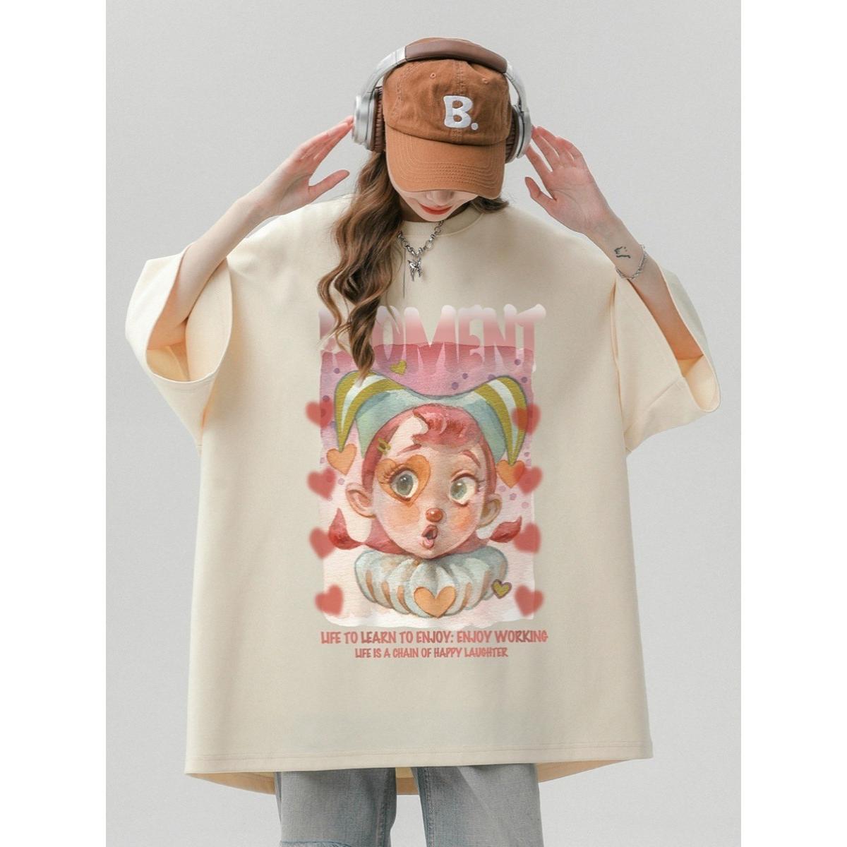 Oversized Round Neck Tshirt