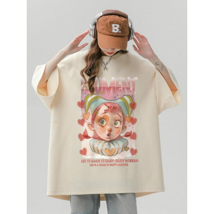 Oversized Round Neck Tshirt