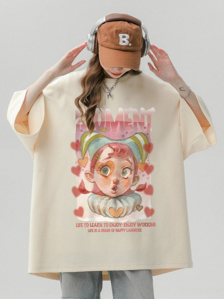 Oversized Round Neck Tshirt