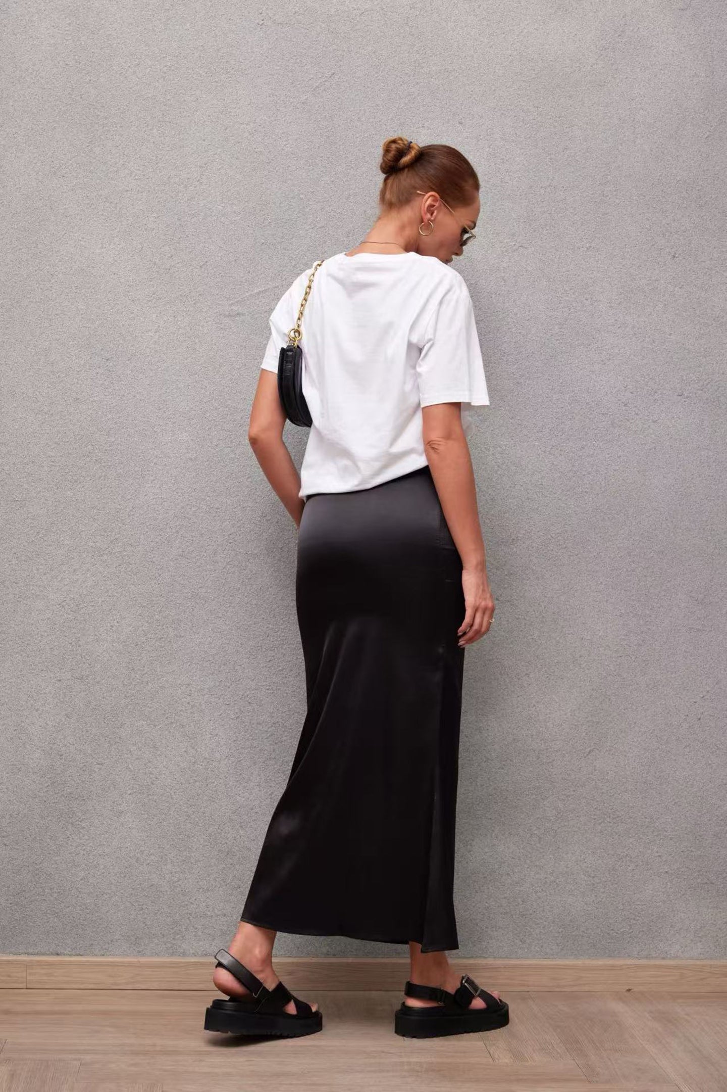 Solid Pencil Skirt