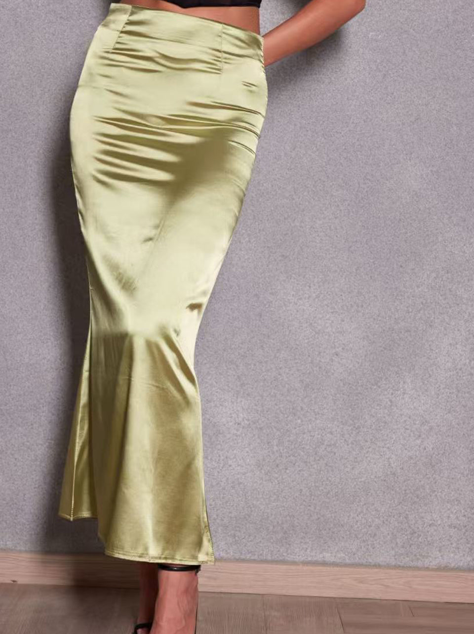 Solid Pencil Skirt