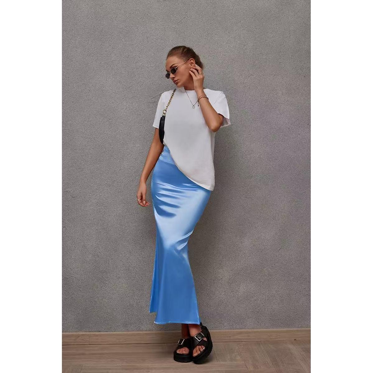 Solid Pencil Skirt