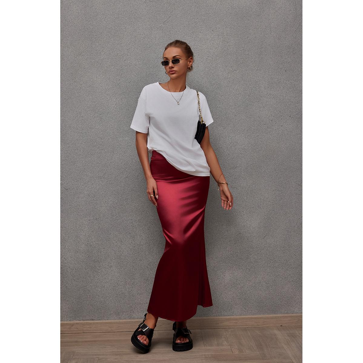 Solid Pencil Skirt