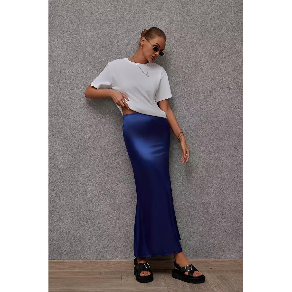 Solid Pencil Skirt