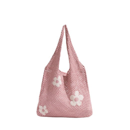Pink Printed One Handle Shoulder Bag