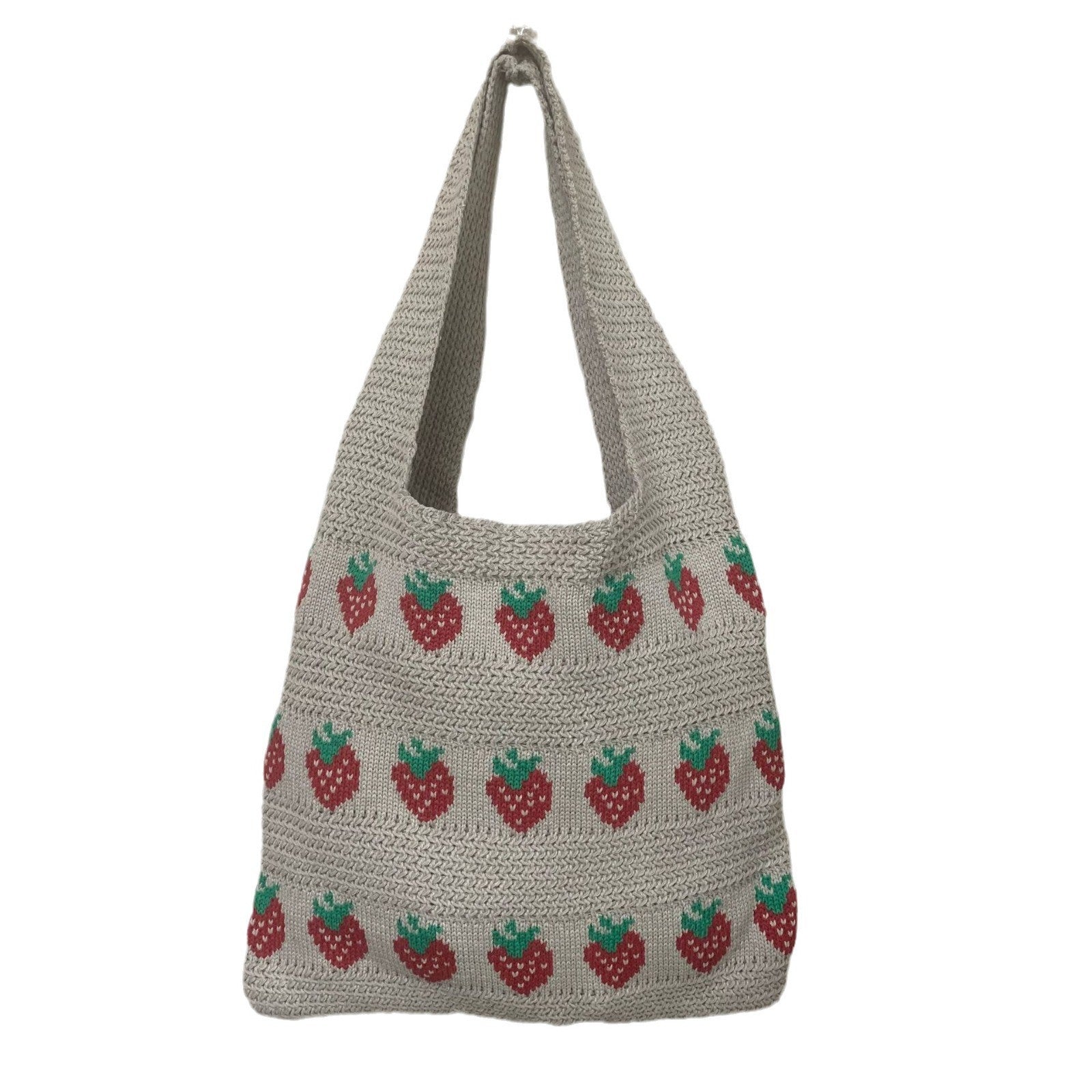 Khaki Printed One Handle Handheld Bag