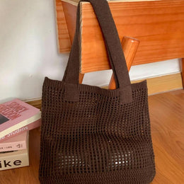 Coffee Solid One Handle Tote Bag