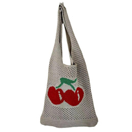 Khaki Printed Two Handles Handheld Bag