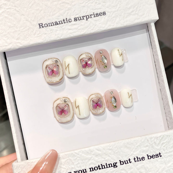 Set Of 10 Reusable Artificial Nail Extension