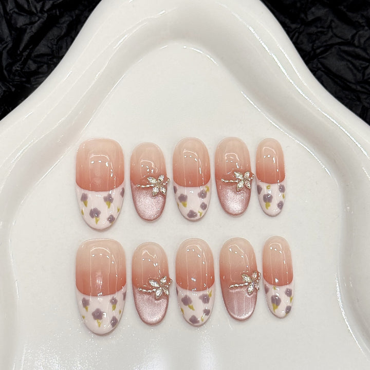 Set Of 10 Artificial Reusable Nails