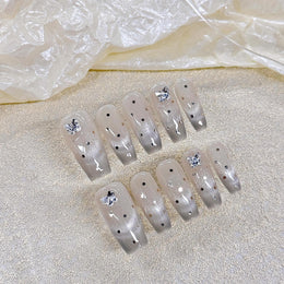 Set Of 10 Artificial Reusable Nails