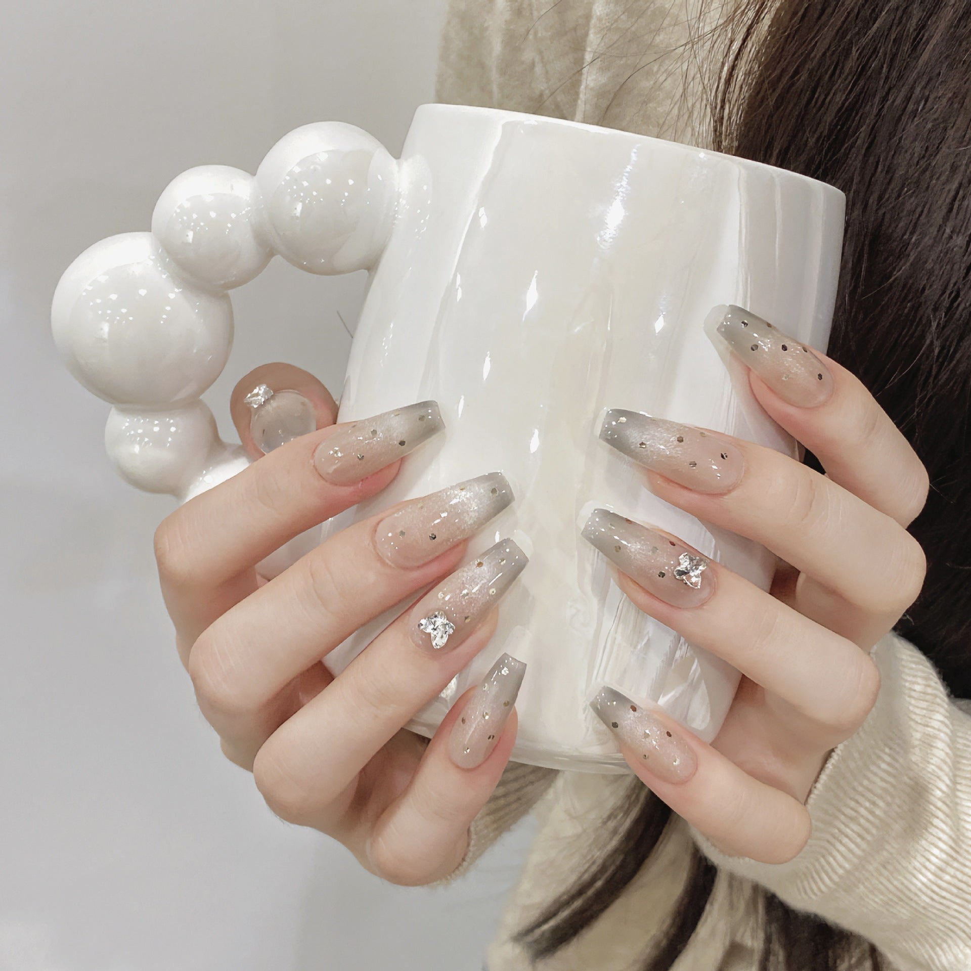Set Of 10 Artificial Reusable Nails