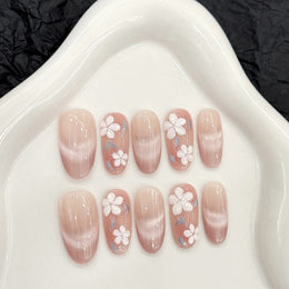 Set Of 10 Nail Extension - Pink