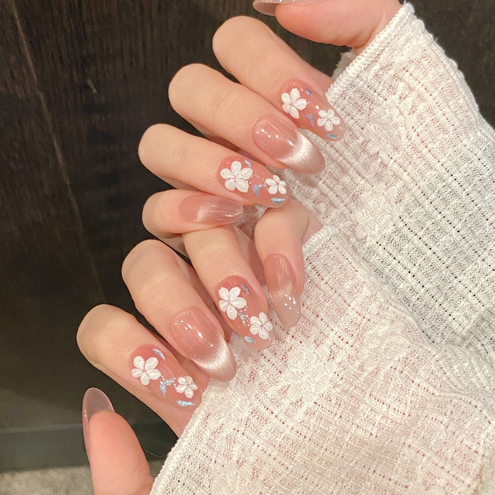 Set Of 10 Nail Extension - Pink
