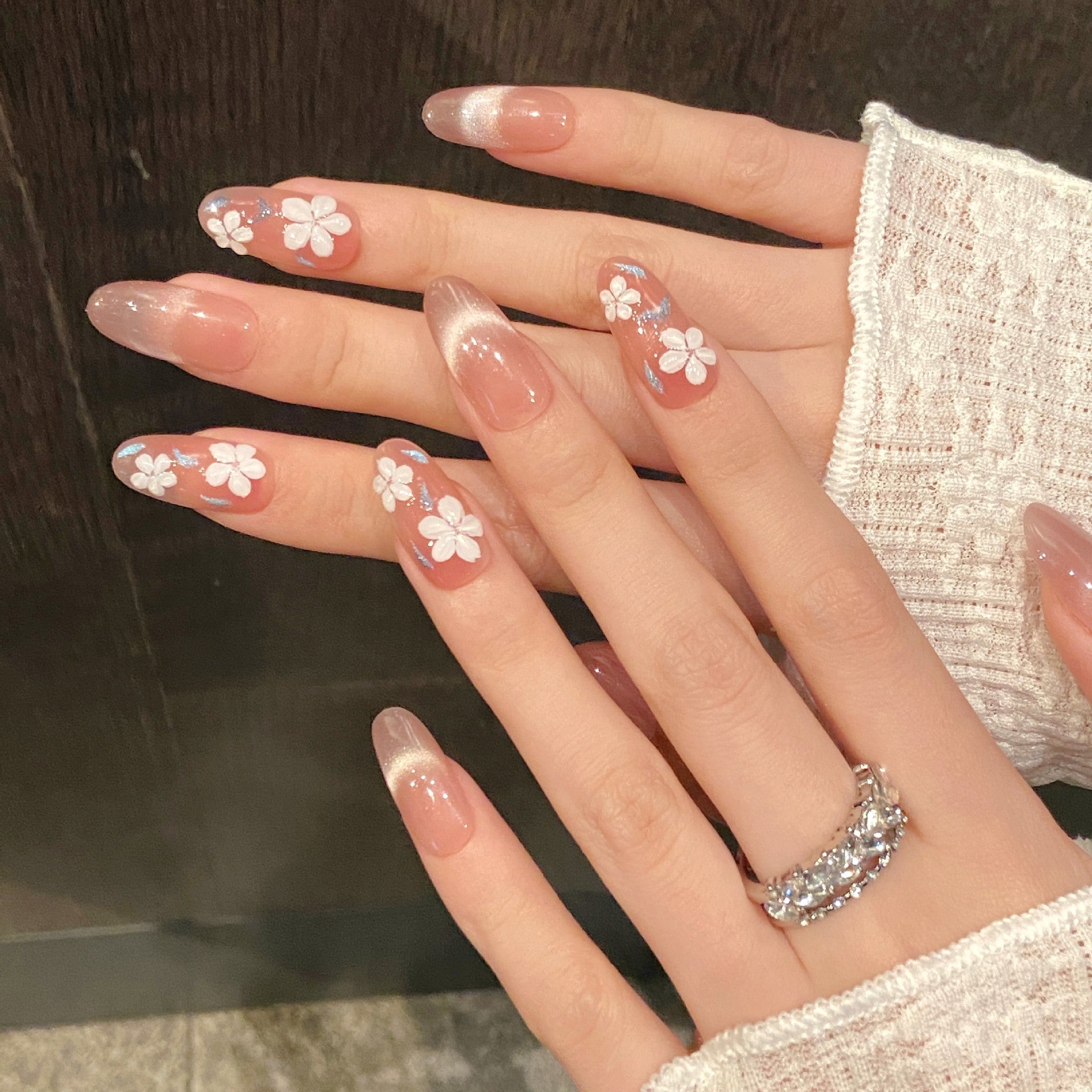 Set Of 10 Nail Extension - Pink