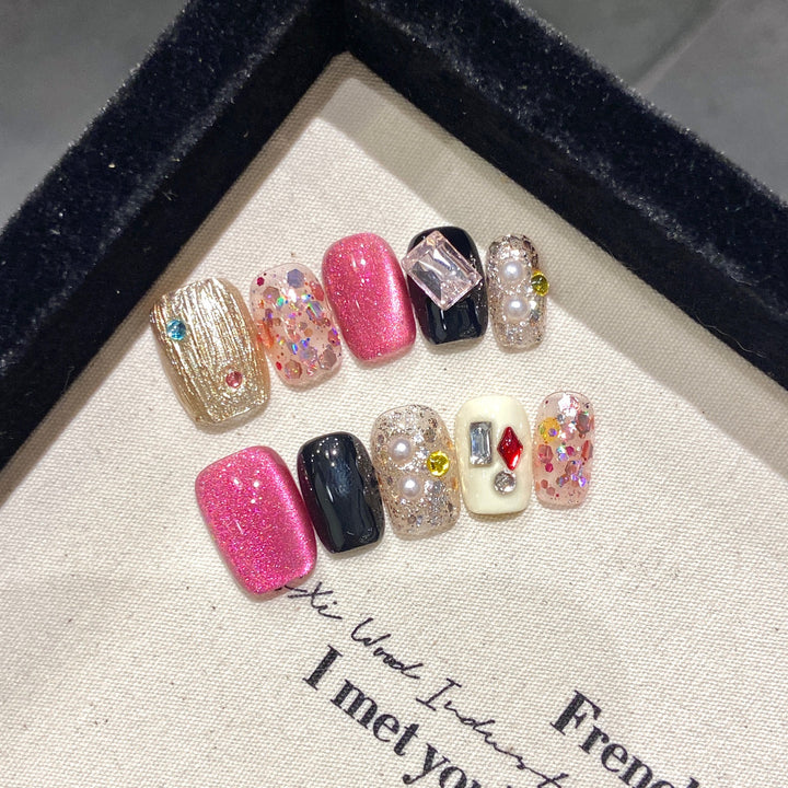 10 Pieces Artificial Reusable Nail Extension