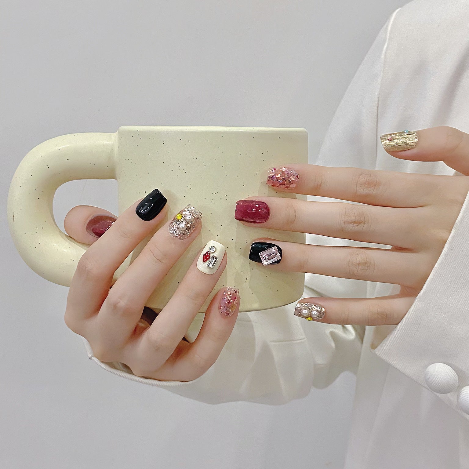 10 Pieces Artificial Reusable Nail Extension