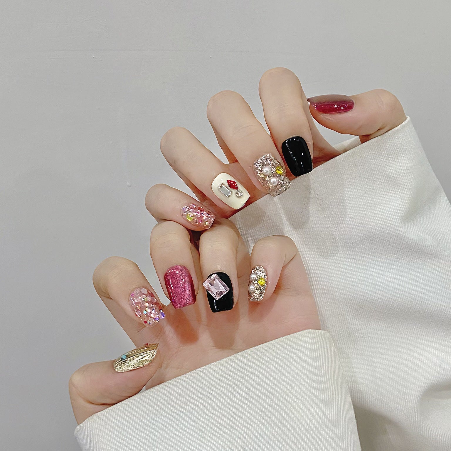 10 Pieces Artificial Reusable Nail Extension