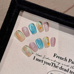 Set Of 10 Artificial Reusable Nails