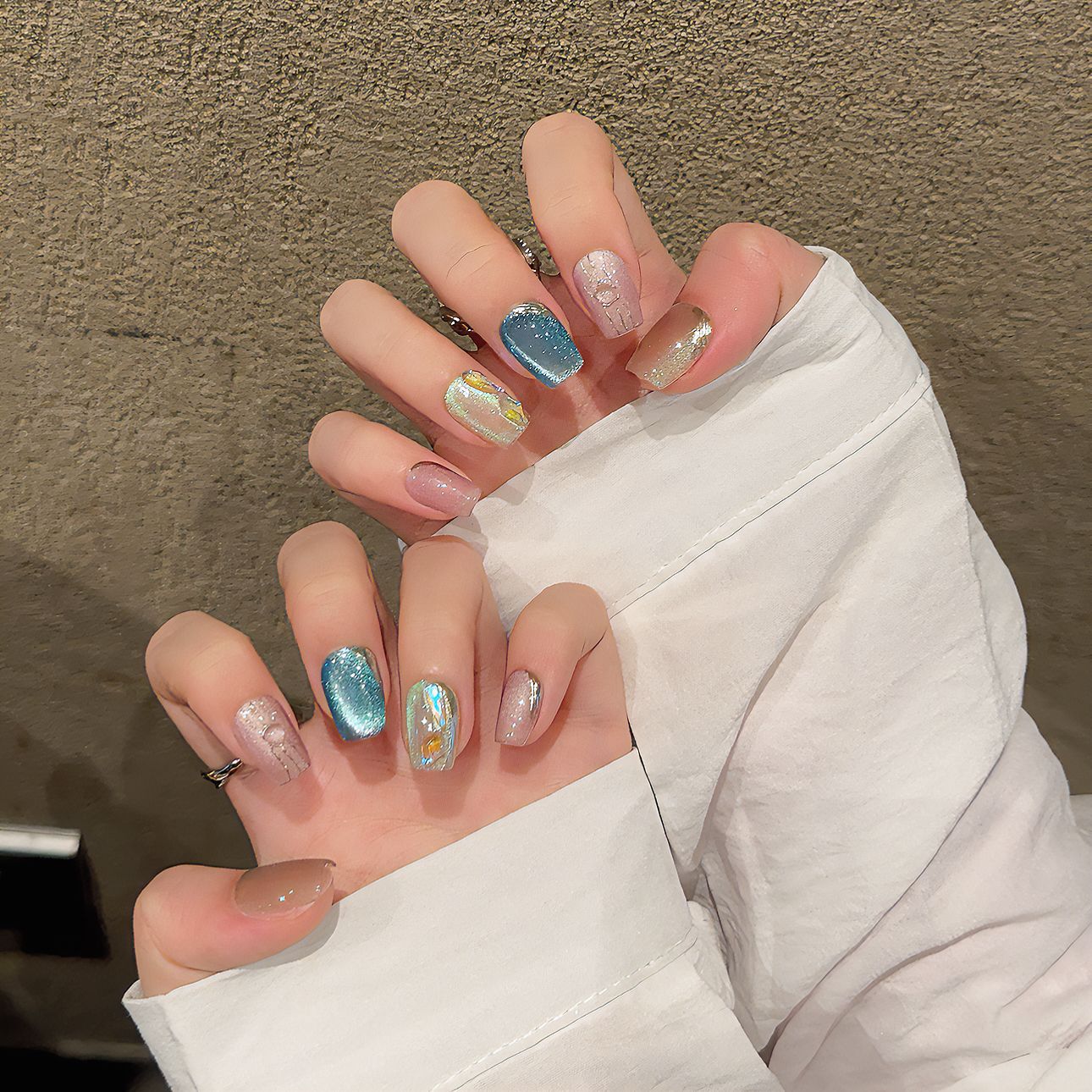 Set Of 10 Artificial Reusable Nails