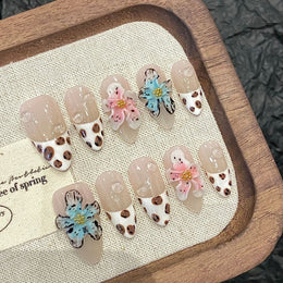 Set Of 10 Artificial Reusable Nail Extension